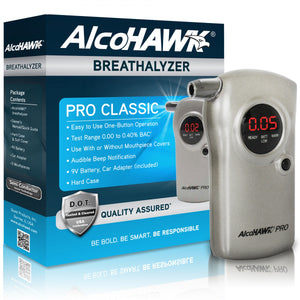 The AlcoHAWK® PRO Alcohol Breathalyzer Pack